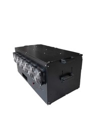 Resim RigBu Kapalı Mining Rig Kasası SK77 Fanlı Siyah 