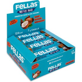 Resim FELLAS Chia Hindistan Ceviz Vitamin Meyve Bar 40G X 12 
