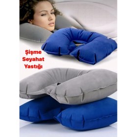 Resim Araba Yastığı Şişme Seyahat Yastığı Oto Yastığı Boyun Yastığı Seyehat Tipi Yastık Tatil Yastığı 