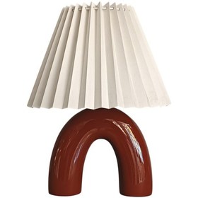 Resim Talde Bordo Abajur Bordo 
