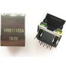 Resim Trafolu Rj45 Hr911105A Ethernet Bağlantı Soketi 