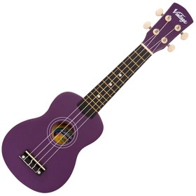 Resim Vintage Laka Rainbow Soprano Ukulele - Violet 