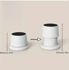 Resim Gateesat Gri 2'li Paket Ayarlanabilir Plastik Başlık Braketi Titreşim Önleyici Yatak Stabilizörü 