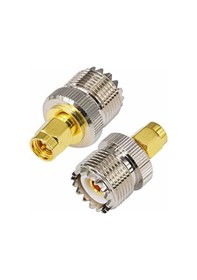 Resim Sma Erkek - Uhf Dişi Ara Konnektör Adaptör - Fox Telsiz 