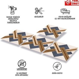 Resim Tink Kendinden Yapışkanlı Ahşap 005 Desenli Pvc Karo 30x30 Cm 