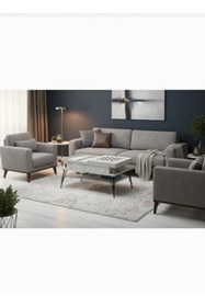 Resim EVCE ART DESİNG Orta Sehba Santranç Tavla Masası 