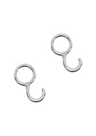 Resim Dolap Askı Boru Kancası, Paslanmaz 2 Adet 25mm 1 Adet 