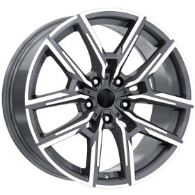 Resim EMR-DY1249-03 8.5x19"-5x112 ET33 66.6 Gun Metal Diamond Jant (4 Adet) 