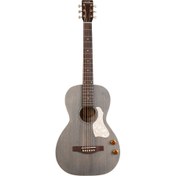 Resim Art & Lutherie Roadhouse Parlor Q-discrete Elektro Akustik Gitar (Denim Blue) 