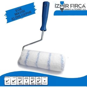 Resim İzmir Fırça Ege Mavisi İç Dış Cephe Boya Rulosu 25 Cm(CLZ) 
