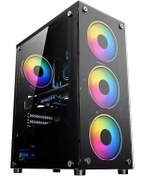 Resim IZOLY RX45 İ5-3470 16GB 256GB SSD RX 550 4GB Oyuncu Masaüstü Bilgisayarı 