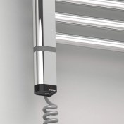 Resim Radiva Haiti Elektrikli Havlupan 600 Watt 600 x 1800 cm cm Düz Krom (Oned On/off Termostatlı) Sol 