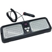 Resim 12 Modlu Kırmızı Mavi Çakmaklık Girişli Güneşlik Led Çakar Lamba 