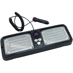Resim 12 Modlu Kırmızı Mavi Çakmaklık Girişli Güneşlik Led Çakar Lamba 