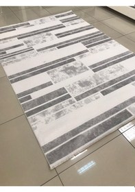 Resim Padişah Halı Polo 74778 095 Serisi Akrilik Salon Oturma Yatak Odası Halısı Gri 