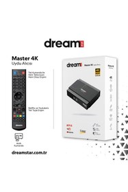 Resim Dreamstar Master 4K Linux Uydu Alicisi | Dört Çekirdekli İşlemci | Dahili WiFi 
