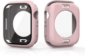 Resim Zore Apple ile uyumlu Watch 40mm 360 Derece Korumalı Kasa ve Ekran Koruyucu Watch Gard 12 Pembe 
