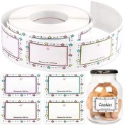 Resim Kangvka Su Ve Yağa Dayanıklı Sentetik Kağıt Etiketleri - 50x30mm, 500 Adet, İyi Yapışma, Temiz Çıkarma, Ofis/okul/kutular İçin 