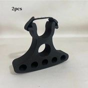 Resim Chuangyinshop Black Heavy-duty Bisiklet Tamir Standı - Ayarlanabilir Mengene Açık Taban Tasarımı 