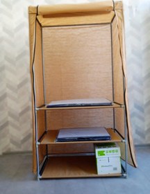 Resim Çok Amaçlı Portatif Bez Dolap Gardrop 