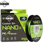 Resim SeaKnight NANO II Balıkçılık Hattı - 300m / 100m, 4-Telli Örgülü Çok Filamentli, UV ve Deniz Suyuna Dayanıklı, Pürüzsüz Döküm ile Nano Kaplama, 3.18-6.8KG Yük Sınırı, Yeşil 