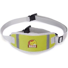 Resim Ayarlanabilir Çocuk Motosiklet Destek Kayışı, Sarı Renkli Emniyet Kemeri 