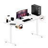 Resim Adore Gaming Elevator Yükseklik Ayarlı Oyuncu ve Bilgisayar Masası-Beyaz 160x72-117x75 CM 
