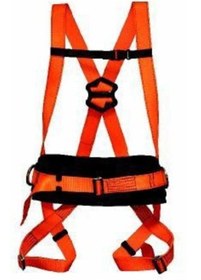 Resim Genel Markalar Unisex Kırmızı Paraşüt Tipi Bel Destekli Emniyet Kemeri 