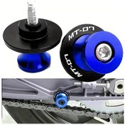 Resim Gateesat Yamaha Mt09 2015-2024 Gri Cnc Alüminyum Marş Somunu Arka Jikle Kolu 