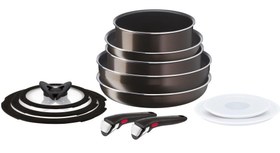 Resim Tefal Ingenio XL Intense Titanyum 2X Büyük Tencere ve Tava Set 12 Parça 2100129599 