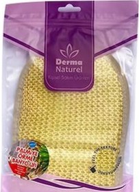 Resim Derma Naturel MS04 Palmiye Lifi Örme Banyo Eldiveni Krem 