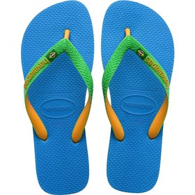 Resim HAVAIANAS Brasil Mix Turquoise Yellow Erkek Parmak Arası Terlik 4123206-1989 