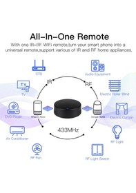 Resim Tuya Destekli Wifi Akıllı Kutu Ir+Rf 315+433 Mhz Kumanda 