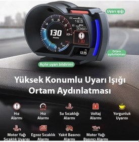 Resim Renault Clio Megane Symbol Taliant İçin Odb Digital Ekran Hayalet Göstergesi Hız Basınç Yağ Durumu Arıza Gösterme 