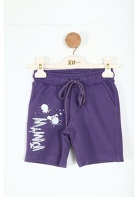 Resim Xo Kids Erkek Çocuk Şort 1-5 Yaş 8277 Mor 