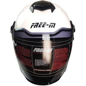 Resim Free-M Motosiklet Yarım Kask Double Vizörlü Abs Material Kask 