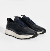 Resim Desa Erkek Lacivert Bağcıklı Deri Spor Ayakkabı 