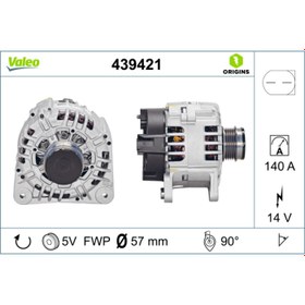 Resim ALTERNATOR 12V 140A A4 1,9TDI SUPER B 1,9 / 2,0TDI PASSAT 1,9 2,0TDI 