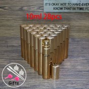 Resim 28 adet/ Kutu, 10Ml Parfüm Şişesi, Cam Şişe, Tam Kapak Kapağı Alüminyum Nozul, Ultra İnce Sis Nozul, Şık Yüksek Kaliteli Parlak Görünüm, Mini Taşınabilir Parfüm Sprey Şişesi, Seyahat Gerekliliği, Koku ve Nemlendirici Sprey Şişesi, Yeniden Doldurulabilir ve Yeniden Kullanılabilir, Makyaj Nemlendirici ve Koku Ekleyen Aracı 