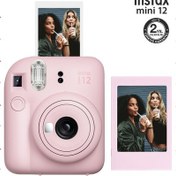 Resim Fujifilm Instax Mini 12 Fotoğraf Makinesi + Fotoğraf Çerçeve + Seti Pembe 
