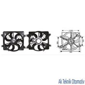 Resim Fan Motoru 12V Hyundai Accent 99..02 504627339 