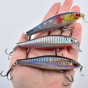 Resim Yüzen Sert Minnow Balıkçılık Yemi, 6Cm/2.3In, 3.9G/0.13Oz, ABS Malzemesi, Bass, Sazan, Kerevit, Trolling, Wobbler Balıkçılık Malzemesi, Çoklu Türler İçin Uyumlu 