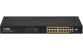 Resim Cgs-1622sp 16 Port 10/100/1000 16 Port Poe 2 Port Uplınk +2 Sfp 250w Yonetılemez Rack Mount Swıtch-117382 