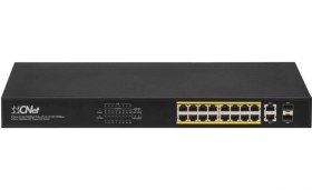 Resim Cgs-1622sp 16 Port 10/100/1000 16 Port Poe 2 Port Uplınk +2 Sfp 250w Yonetılemez Rack Mount Swıtch-117382 