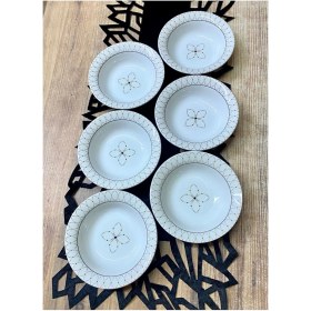 Resim Gold Elips Model 6 Adet Çorba Kasesi 