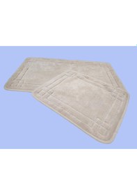 Resim Banyo Paspası 2 Li Set Asos Pudra Desenli 