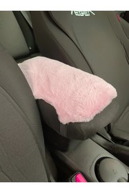 Resim 3EGROUP Yumuşak Peluş Kol Dayama Kolçak Minderi Pudra Pembe 