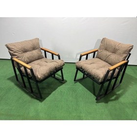Resim Balkon-bahçe-kafe Çay Seti Koltuk Oturma Takımı,oturma Grubu Çaysetleri Sallanır Koltuk Miami Cappuccino 