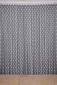 Resim KALPLİ MODEL GRİ RENK İP PERDE HAZIR İP PERDE 300 * 270 