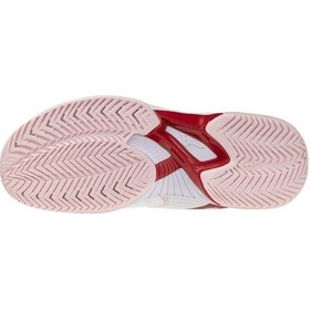 Resim Mizuno Wave Exceed Court Ac Kadın Tenis Ayakkabısı Beyaz / Kırmızı Çok Renkli 